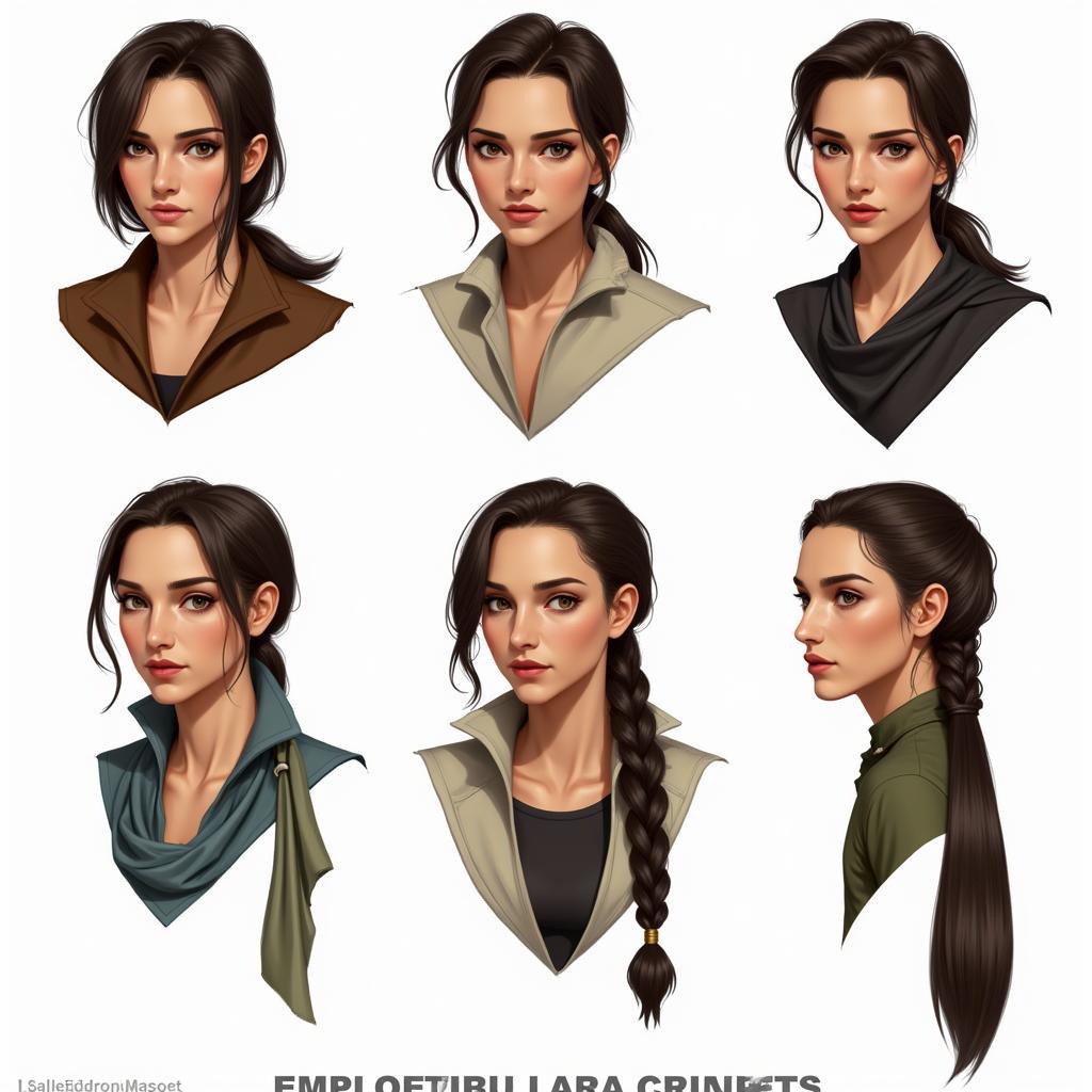 Tomb Raider Character Design Exploration