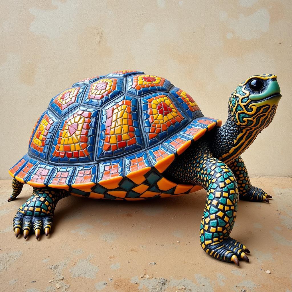 Tortoise Shell Mosaic Art