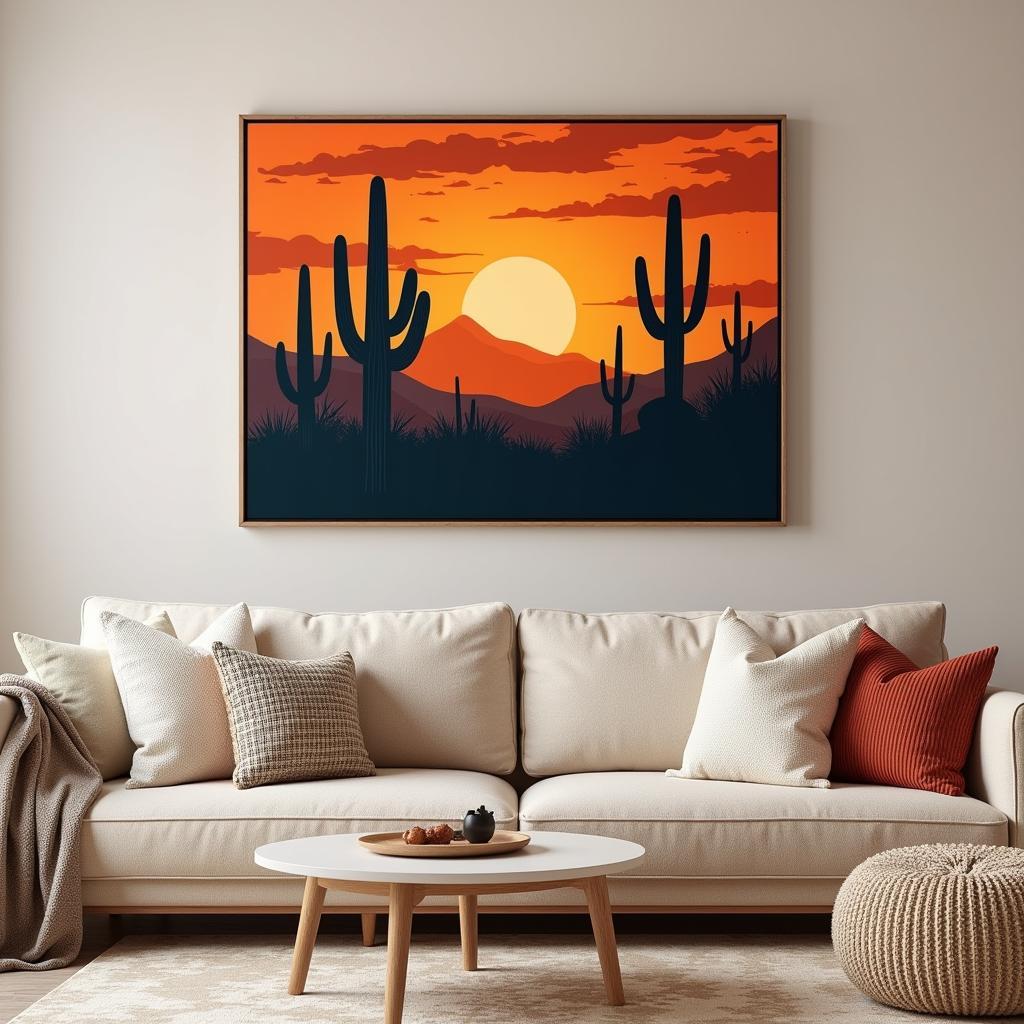 Modern Western Art Prints for Living Room