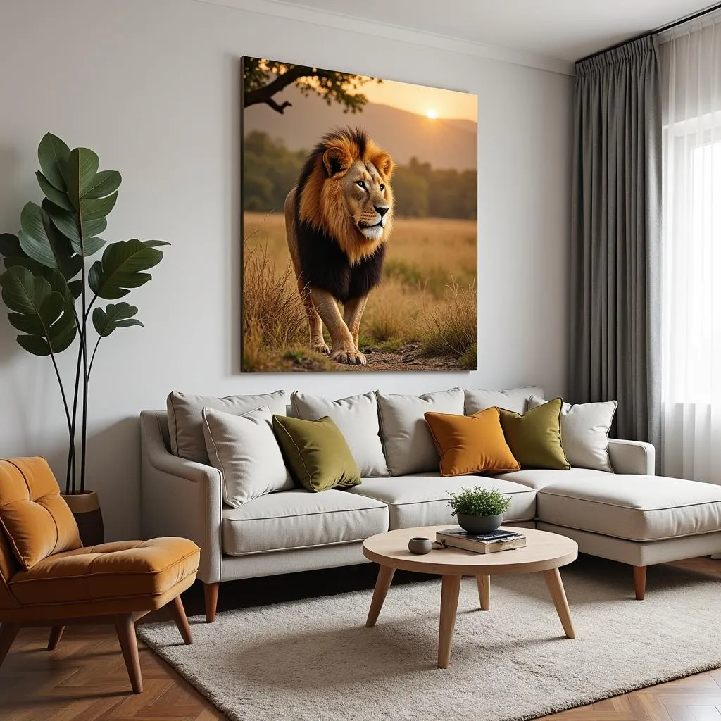 South African wildlife wall art