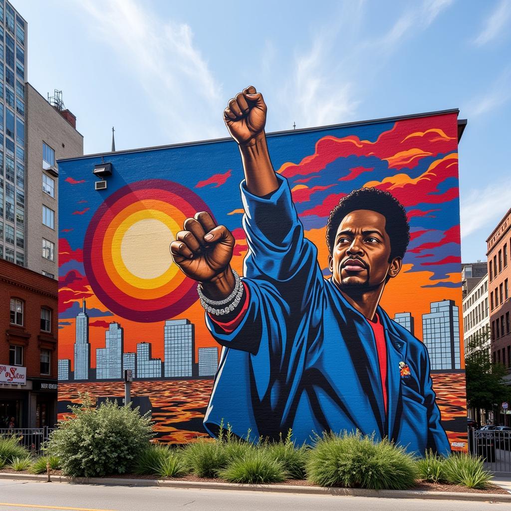 Tranh tường Fred Hampton ở Chicago