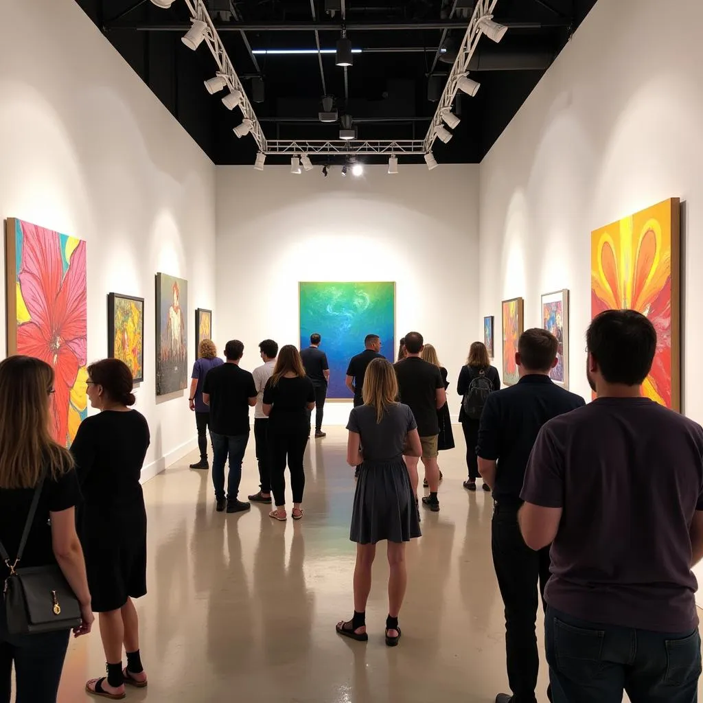 Triển lãm các tác phẩm nghệ thuật tại Gallery Art Condo Miami