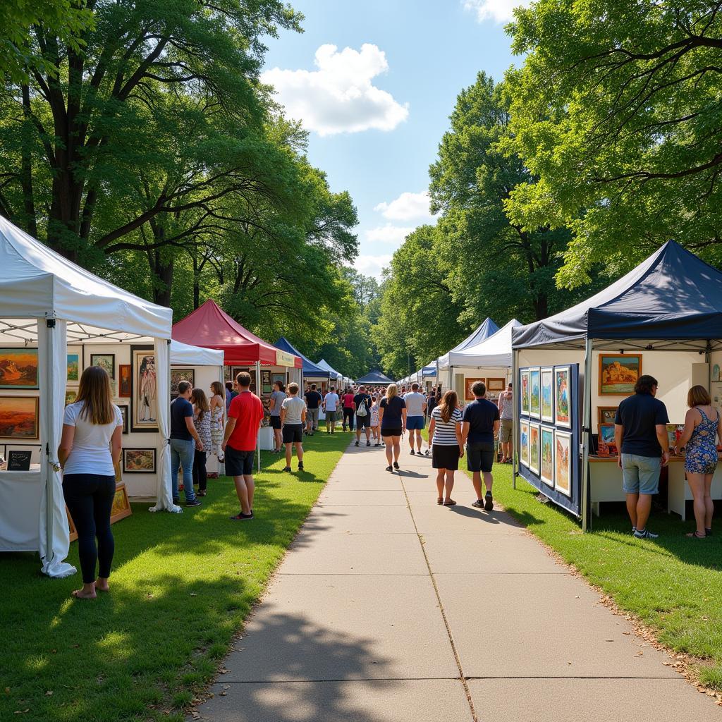 Art Exhibition Central Park Decatur