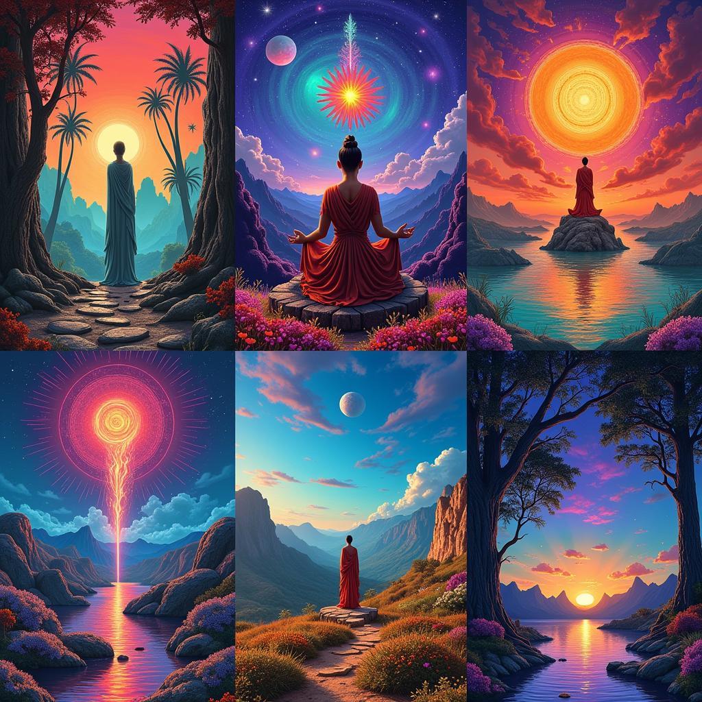 Examples of Trippy Spiritual Art