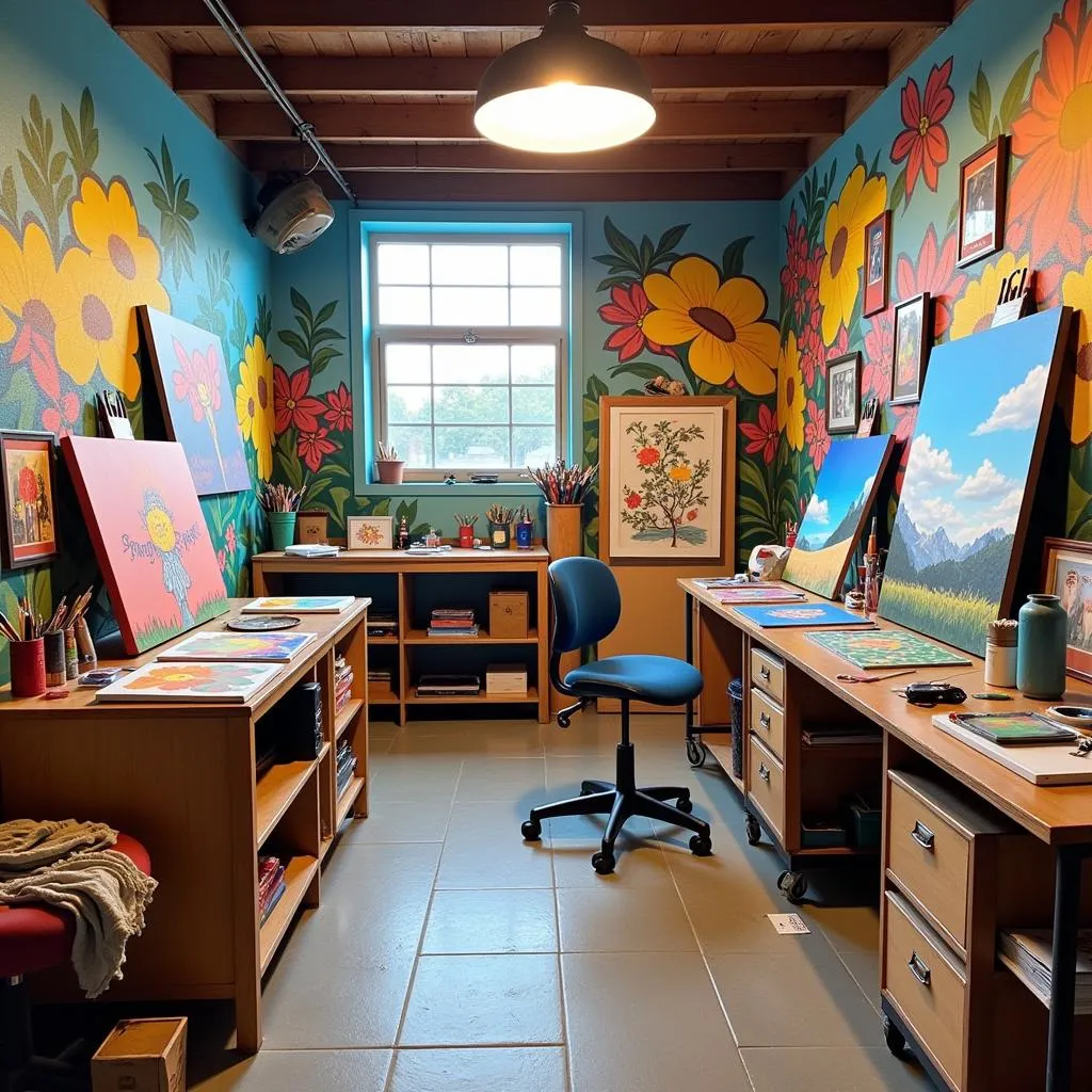 Artistic Inspiration: A Unique Art Studio Encourages Creativity