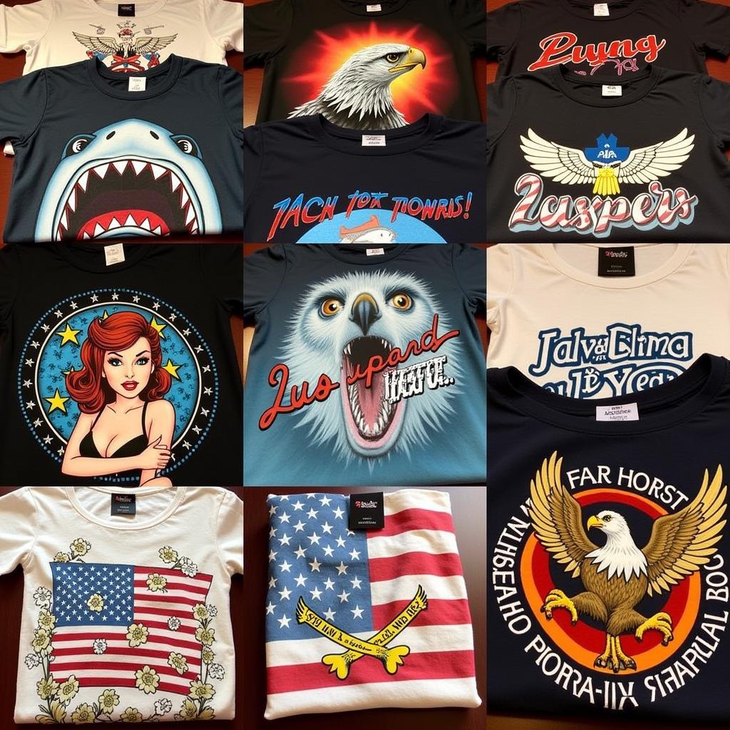 Variety of Nose Art T-Shirt Designs