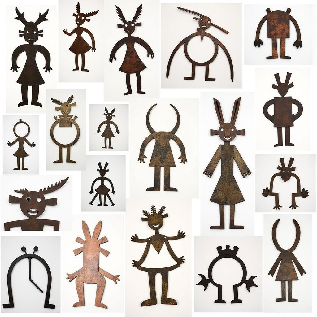 Variety of Kokopelli Metal Wall Art Designs