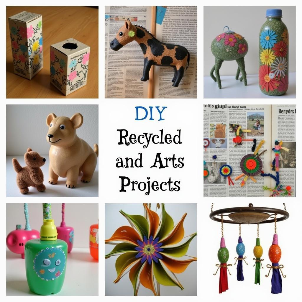 Recycled art materials