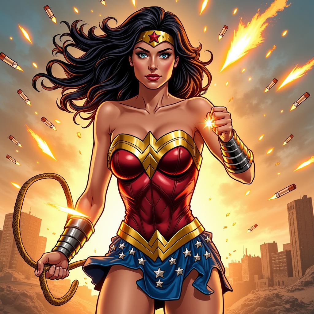 Wonder Woman in Battle