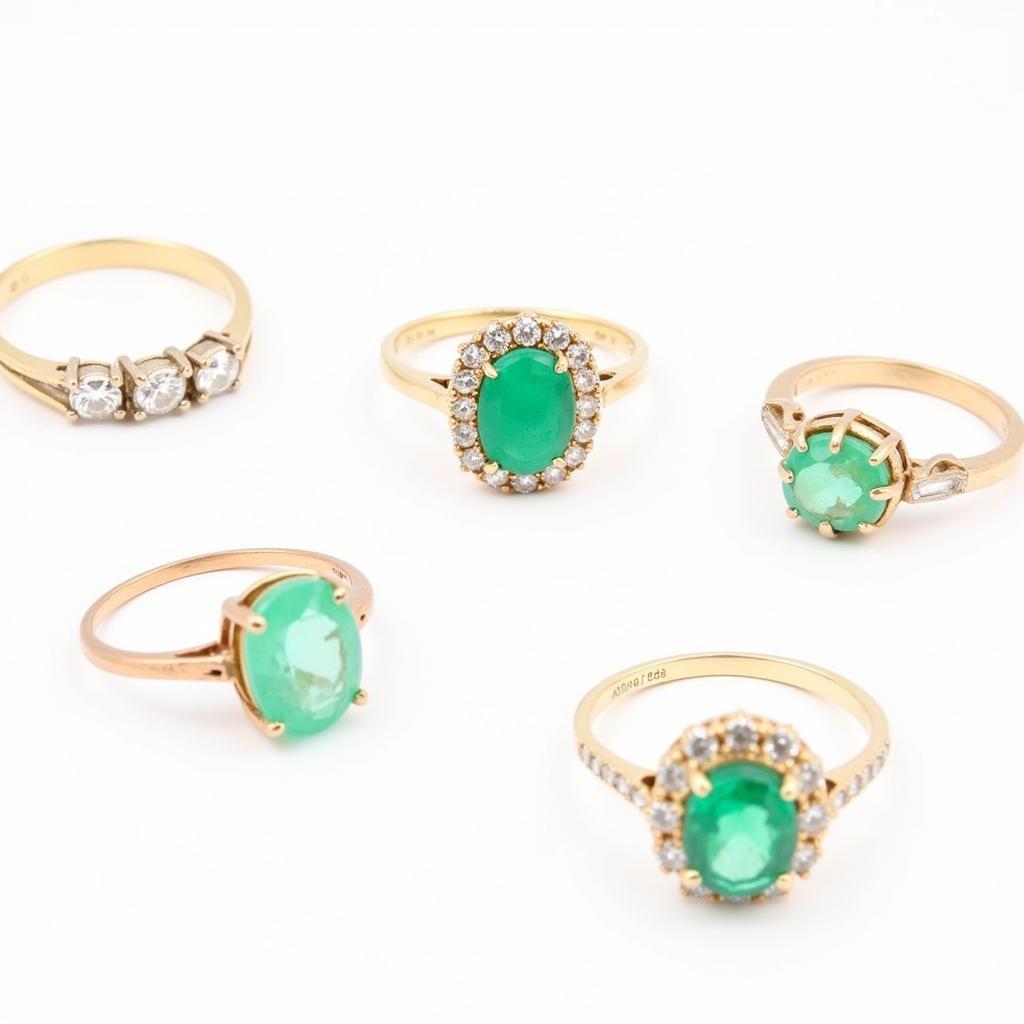 Different Designs of Vintage Emerald Rings