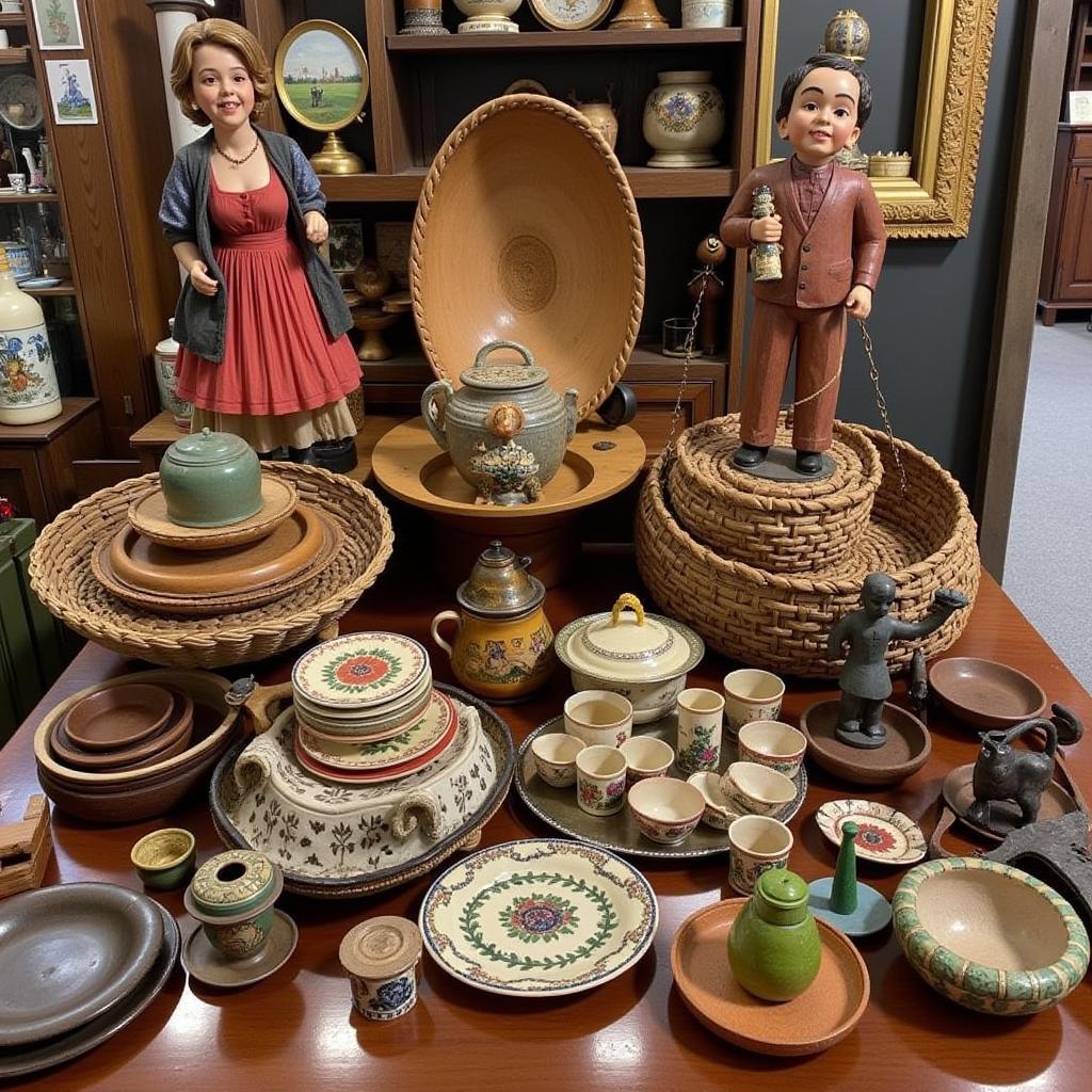 Vintage Folk Art Collectibles