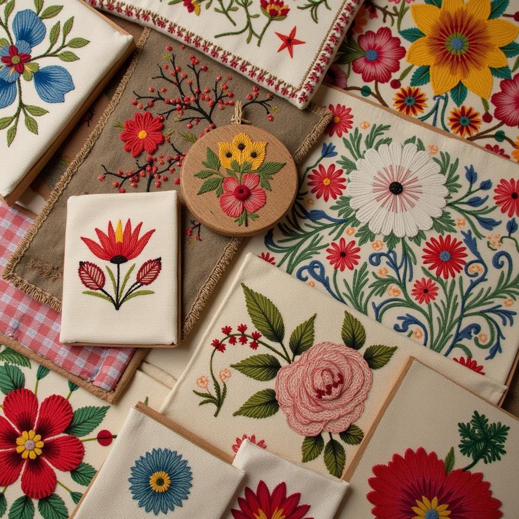 Vintage Folk Art Textiles and Embroidery