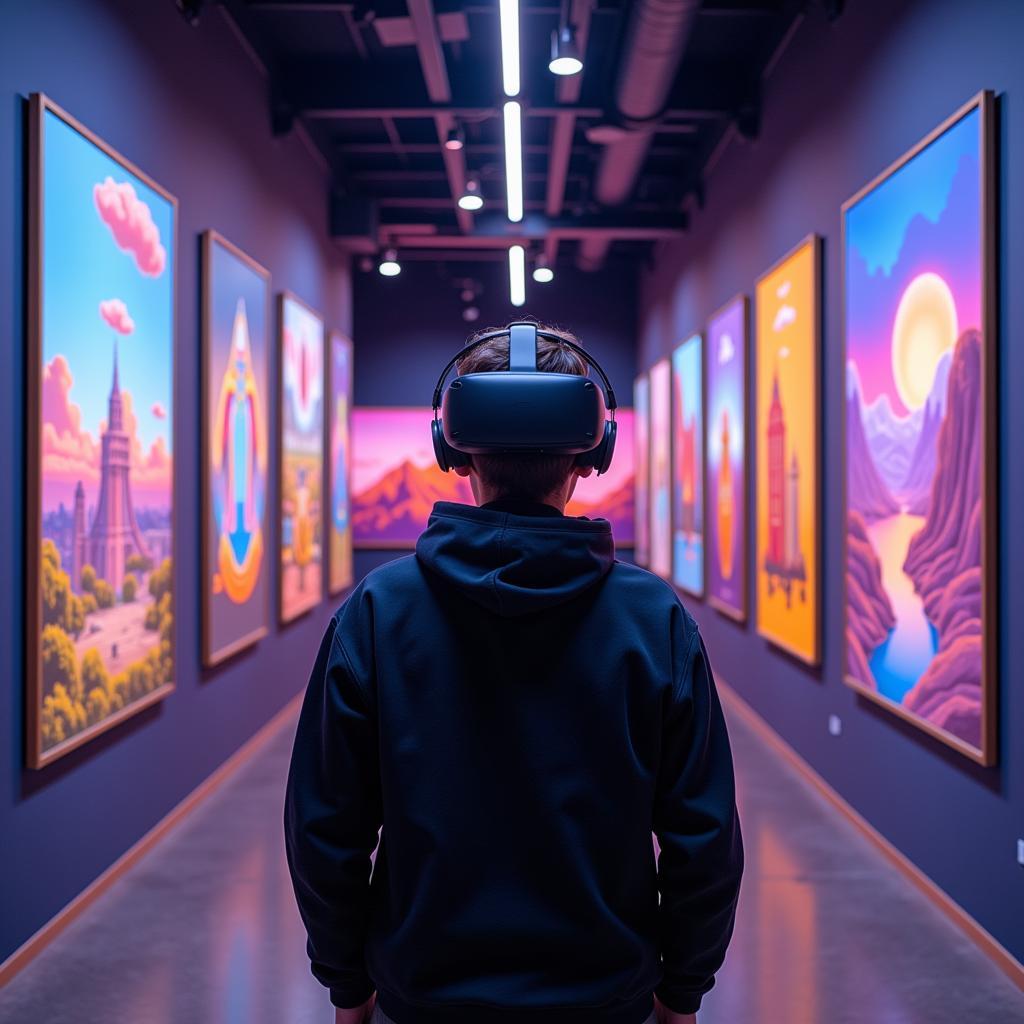 Immersive VR Art Gallery Experience