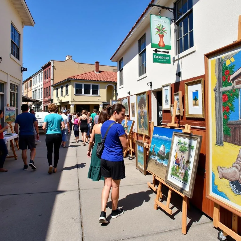 Visual Arts and Installations at the Downtown Venice Art Festival