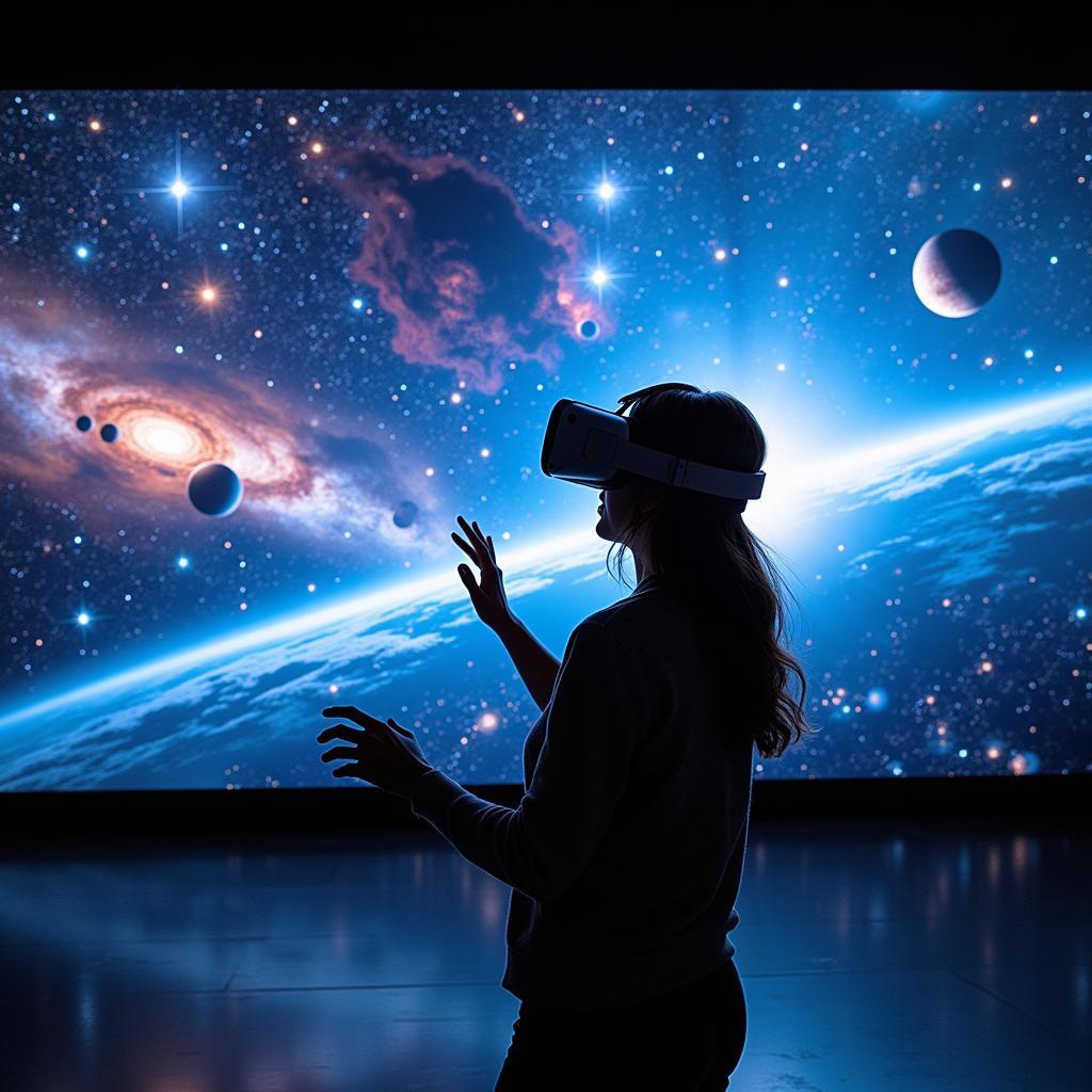 Virtual Reality Space Art Experience