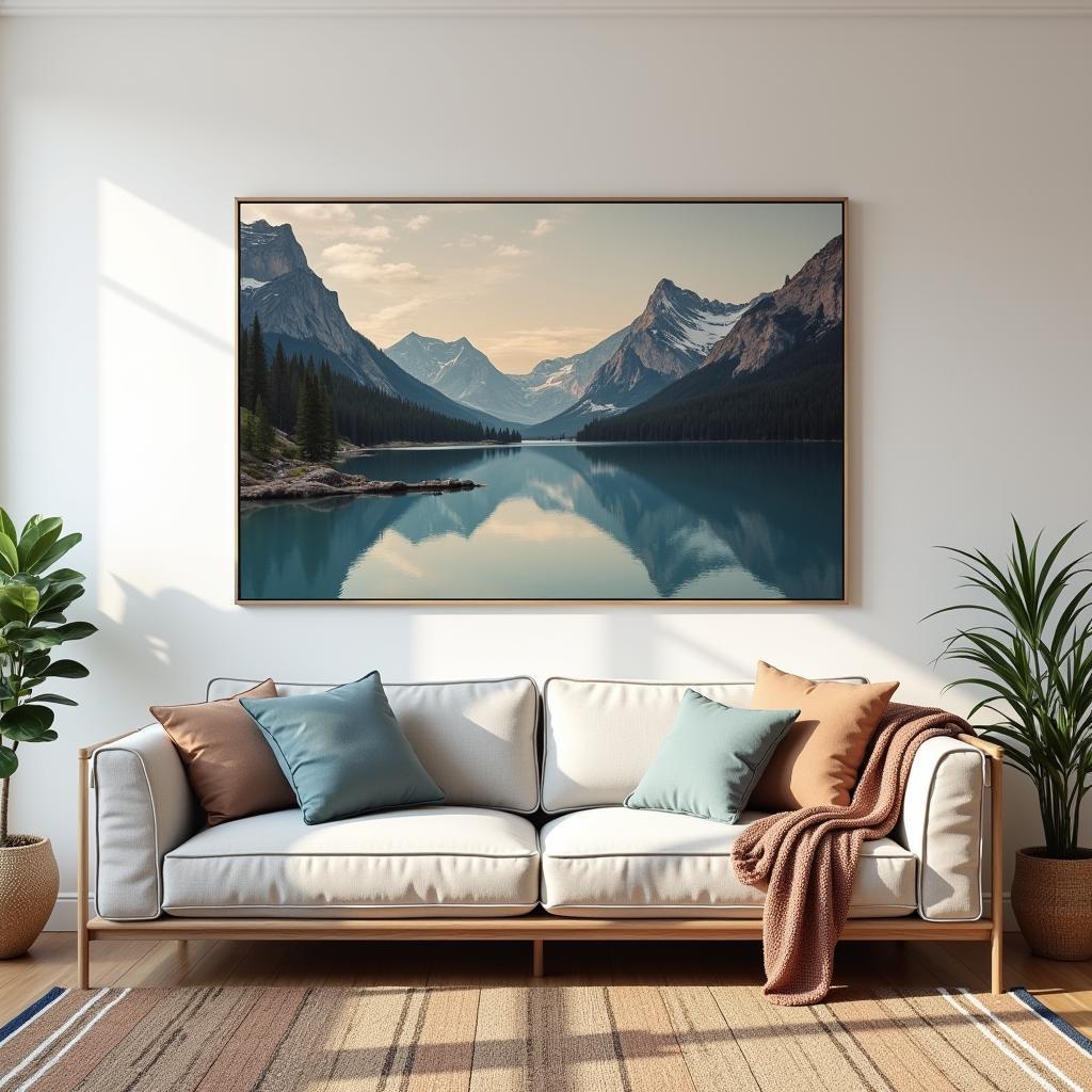 Wall Art Dimensions Above Sofa