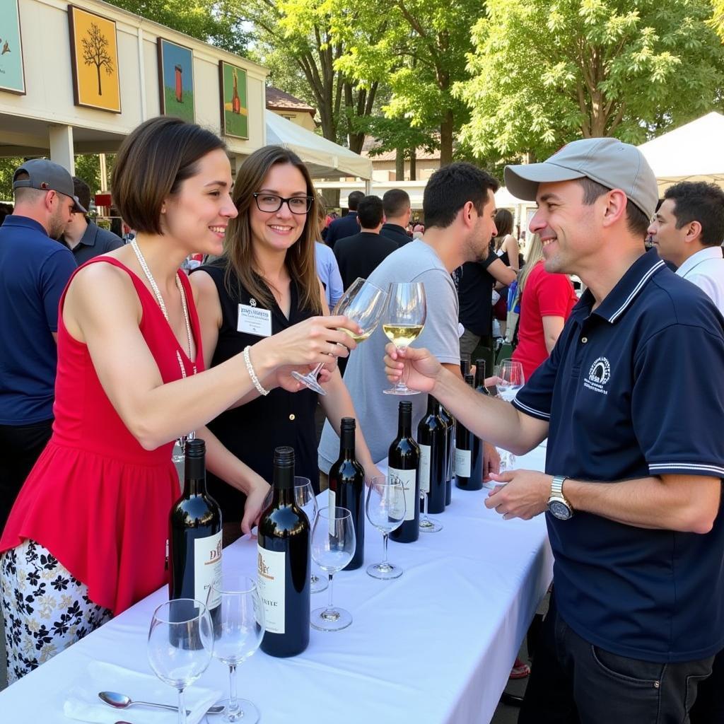 Wine Tasting at the Walnut Creek Festival