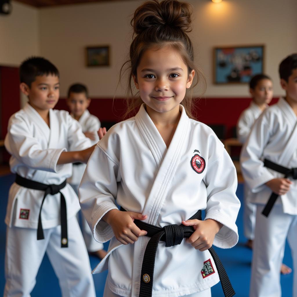 Martial Arts Students Training in Warren