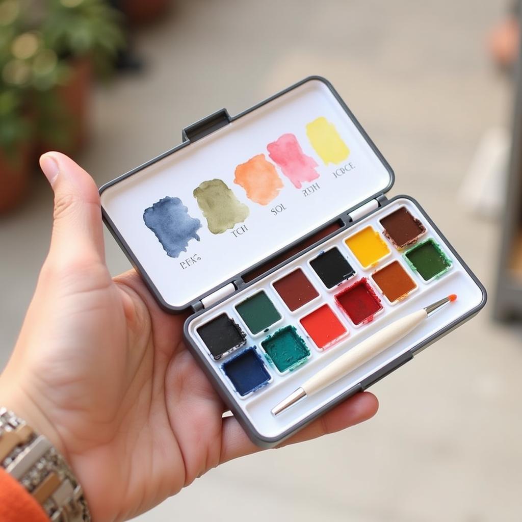 Portable Watercolor Set