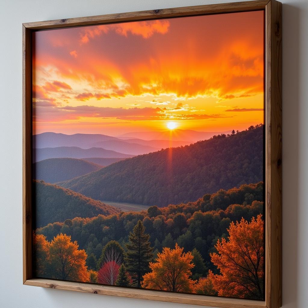 West Virginia Landscape Canvas Print