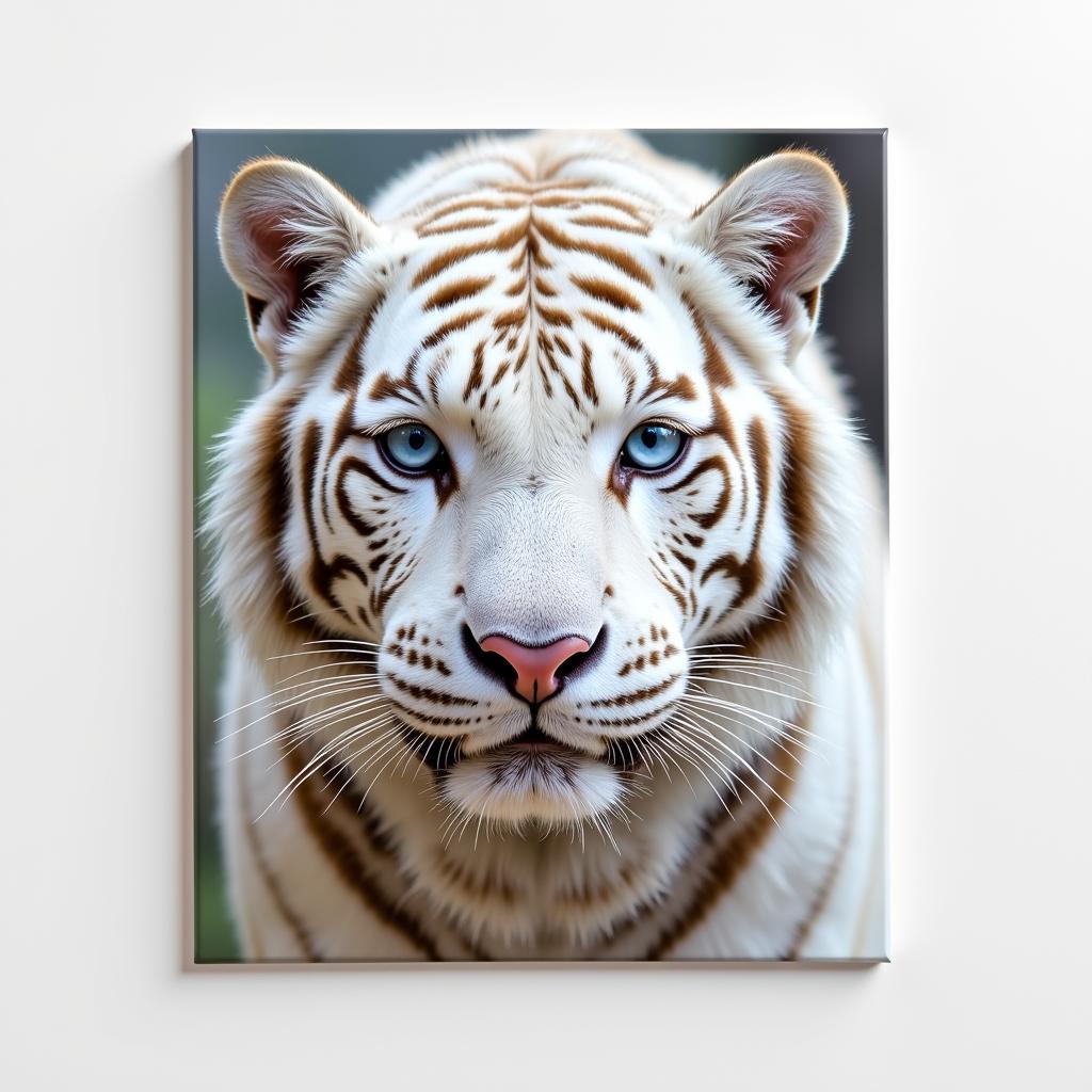 White Tiger Canvas Print