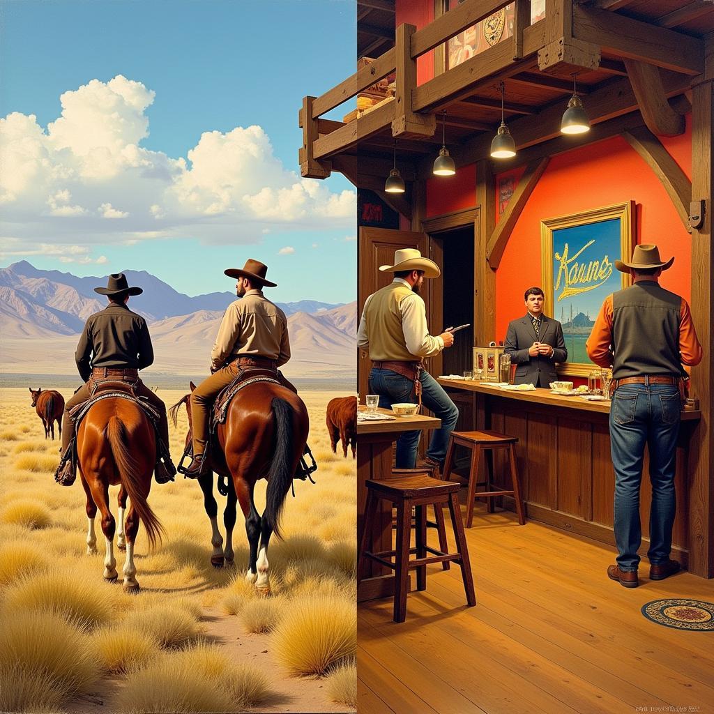 Wild West Art Painting Styles