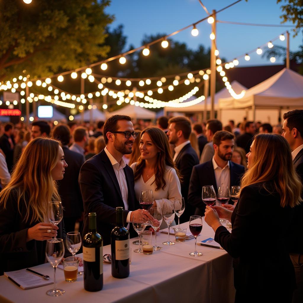 Wine tasting experience at the Chandler Festival