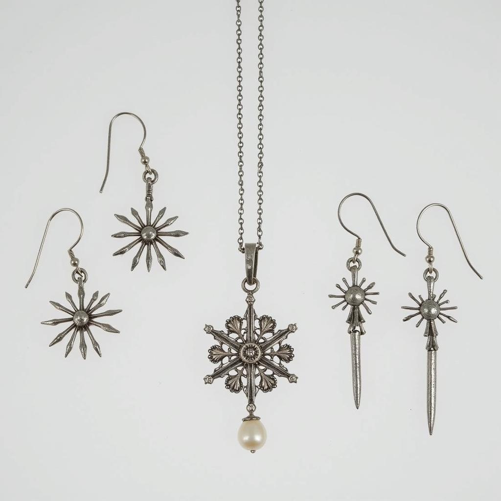 Examples of Winter Art Nouveau Jewelry