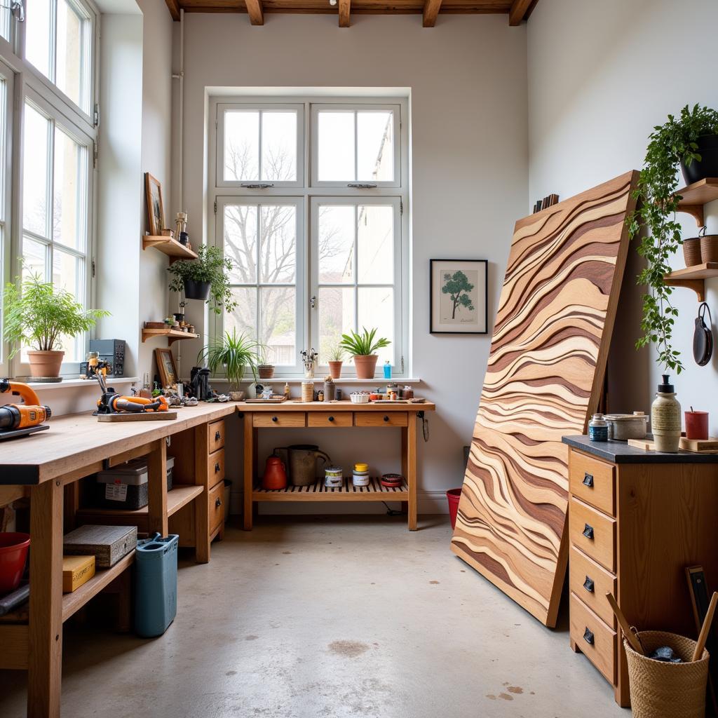 Wood Layered Art Studio