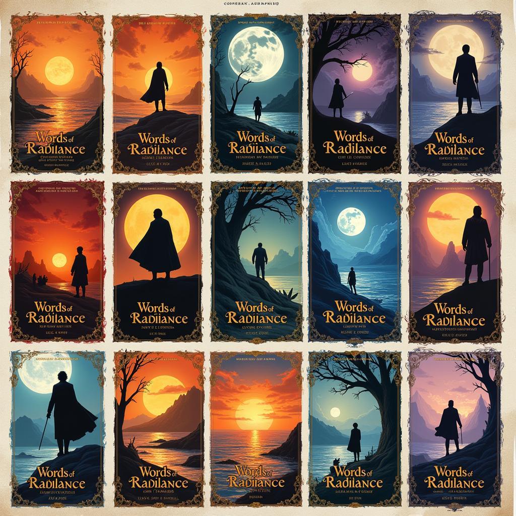 Comparing "Words of Radiance" Covers Across Editions