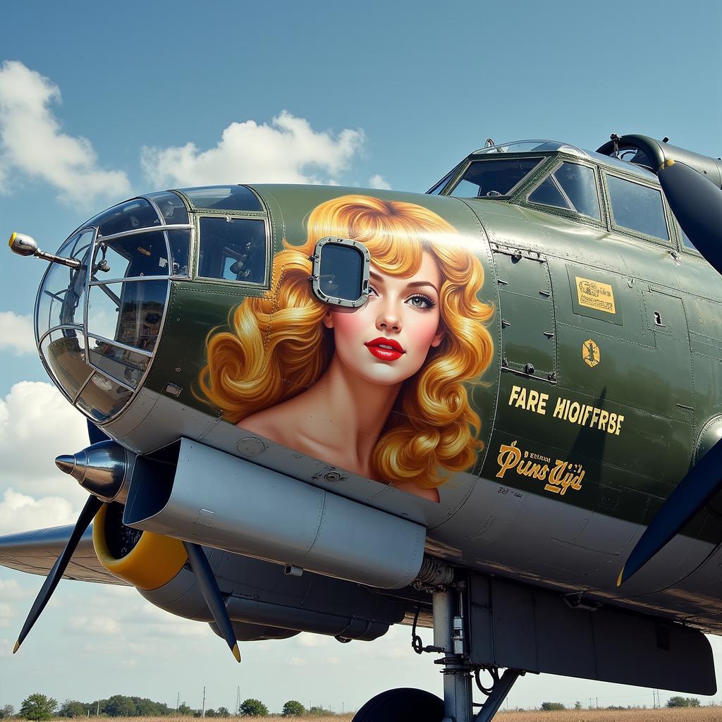 World War Two Aircraft Pin-Up Nose Art