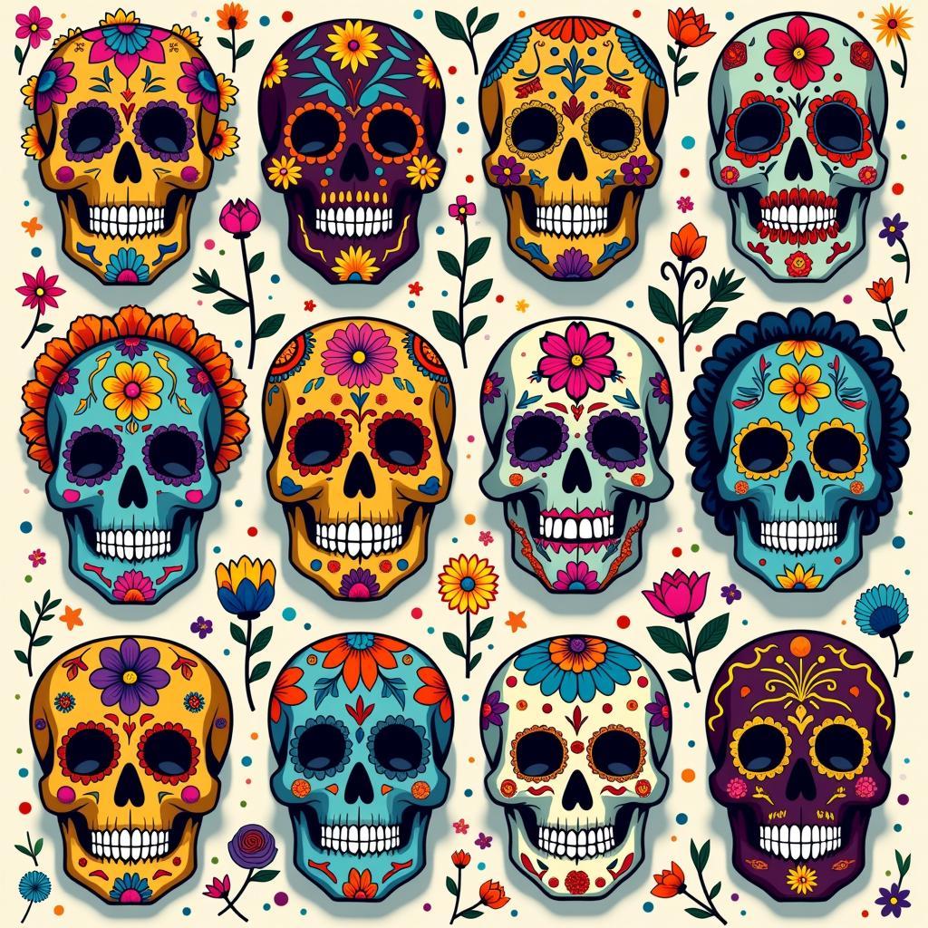 Day of the Dead Skull Origins