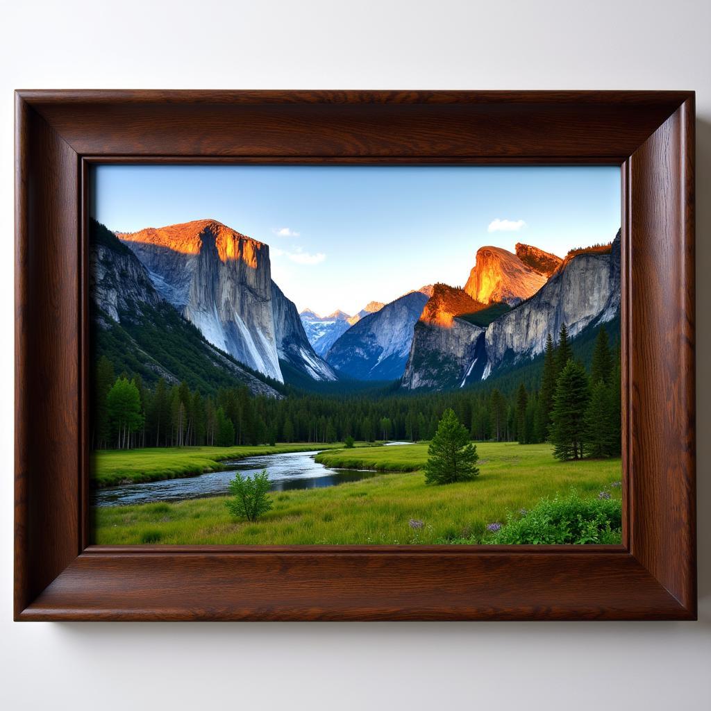 Yosemite Valley Framed Art: A Stunning Landscape Photograph