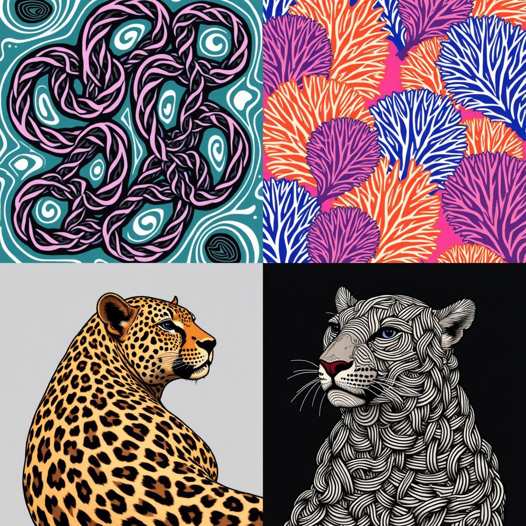 Zoo Knot: Exploring Animal Patterns in Digital Art