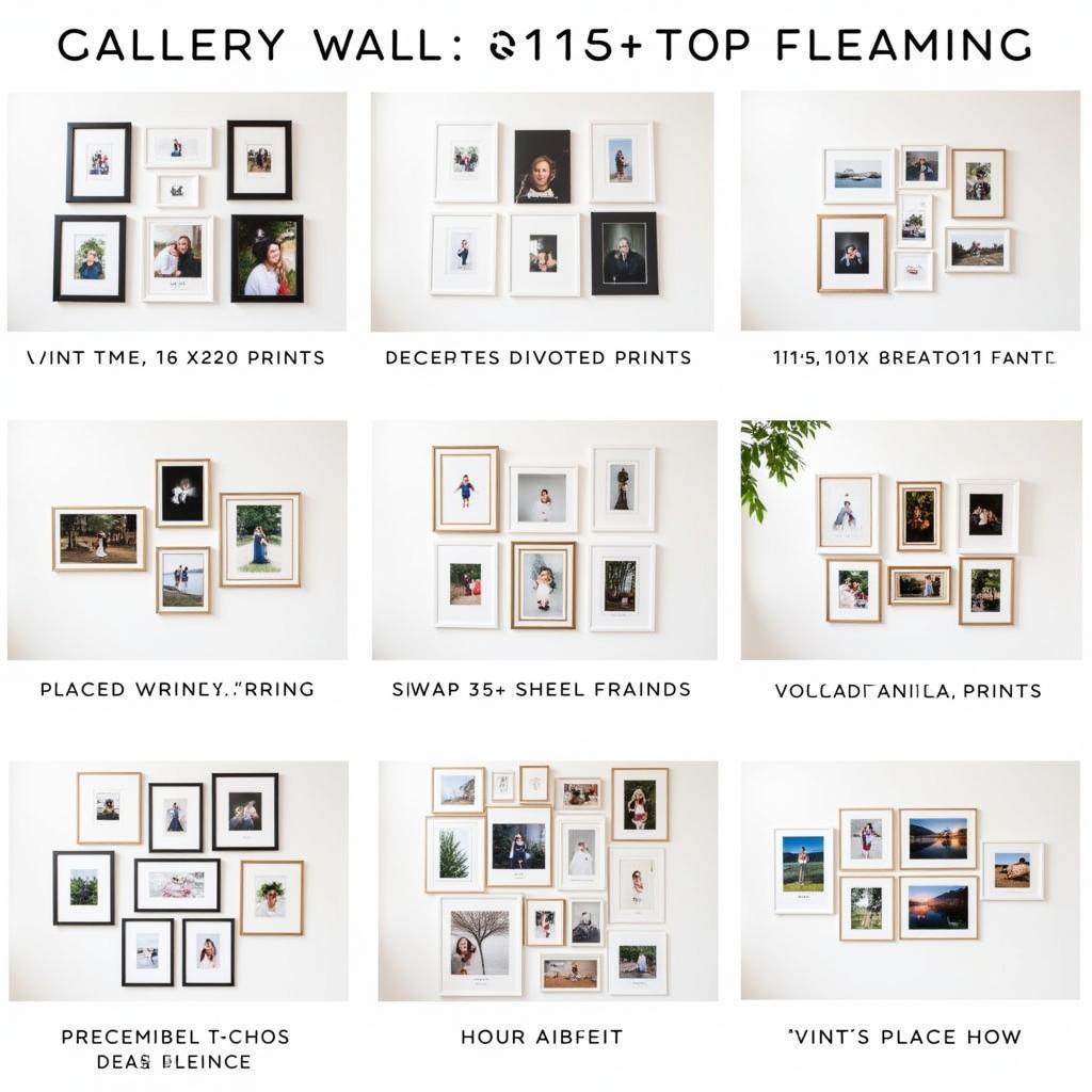 Creative Gallery Wall Ideas Featuring 16x20 Prints