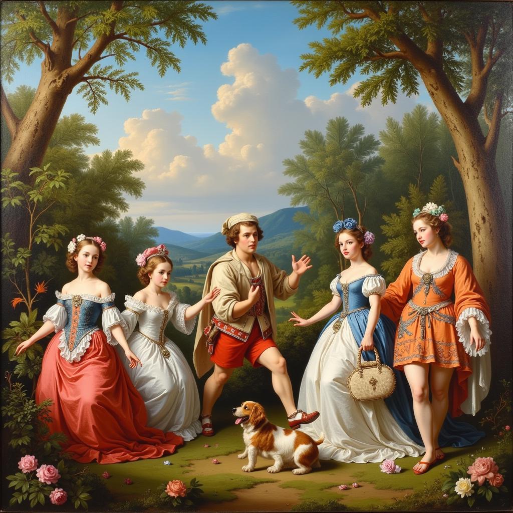 Example of 18th Century Rococo Painting