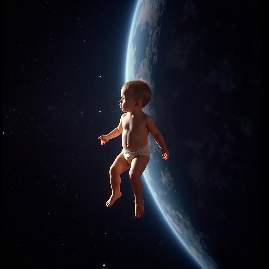 2001: A Space Odyssey Star Child Symbolic Ending