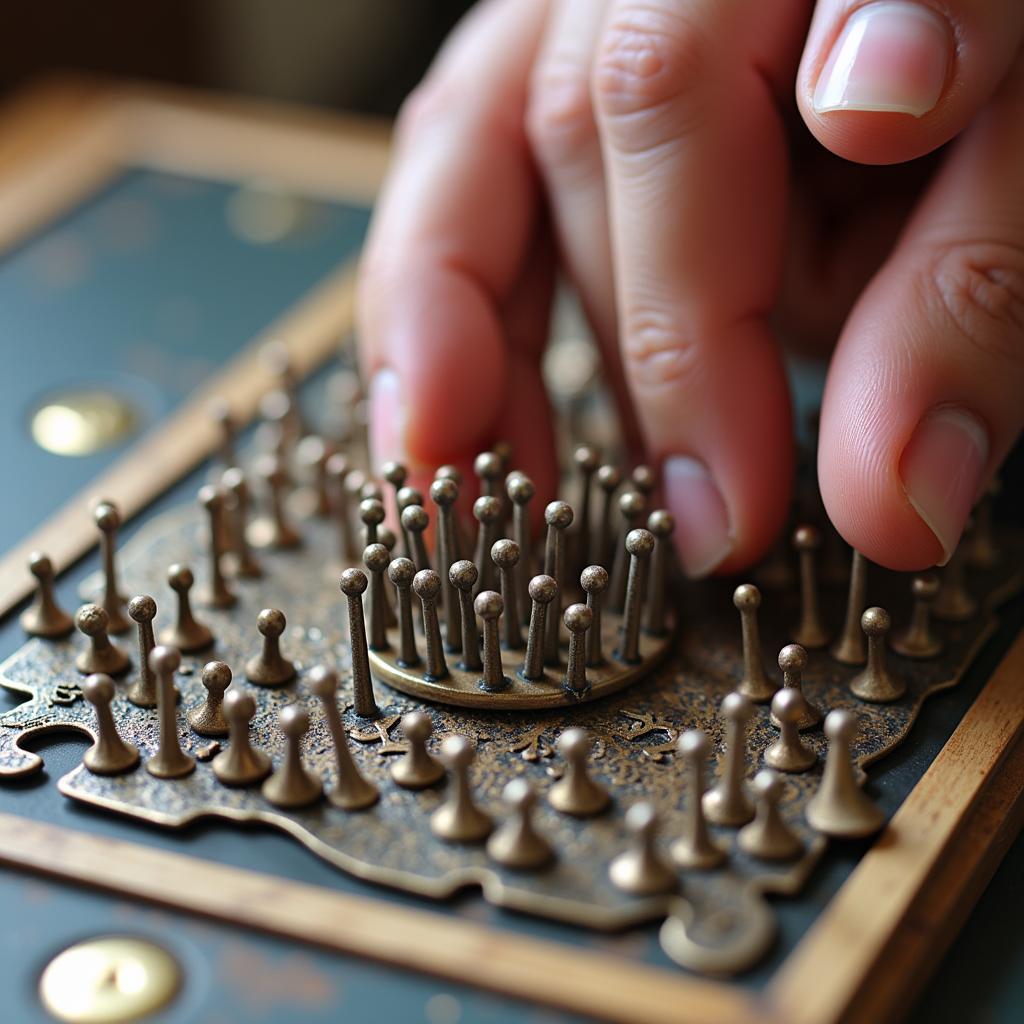 Creating an Impression with a 3D Metal Pin Art Toy