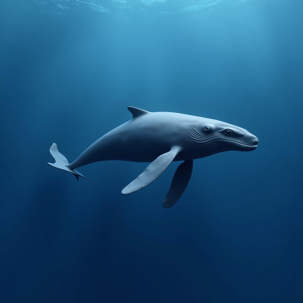 Majestic Whale in 3D