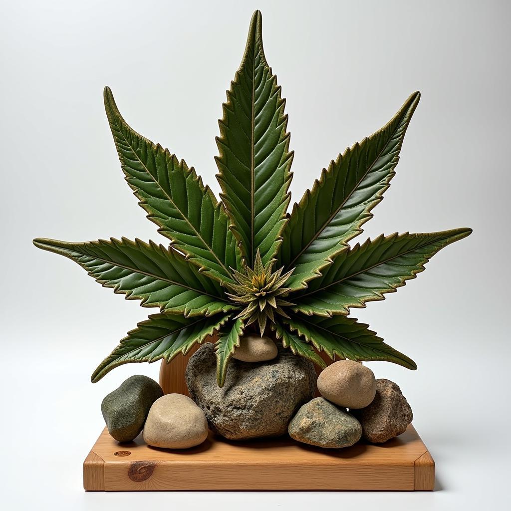 Nature-Inspired Sculpture Celebrating 4/20