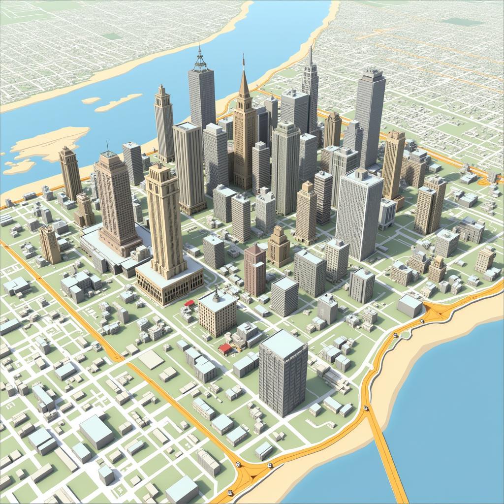 Interactive 4D Map Art Visualization