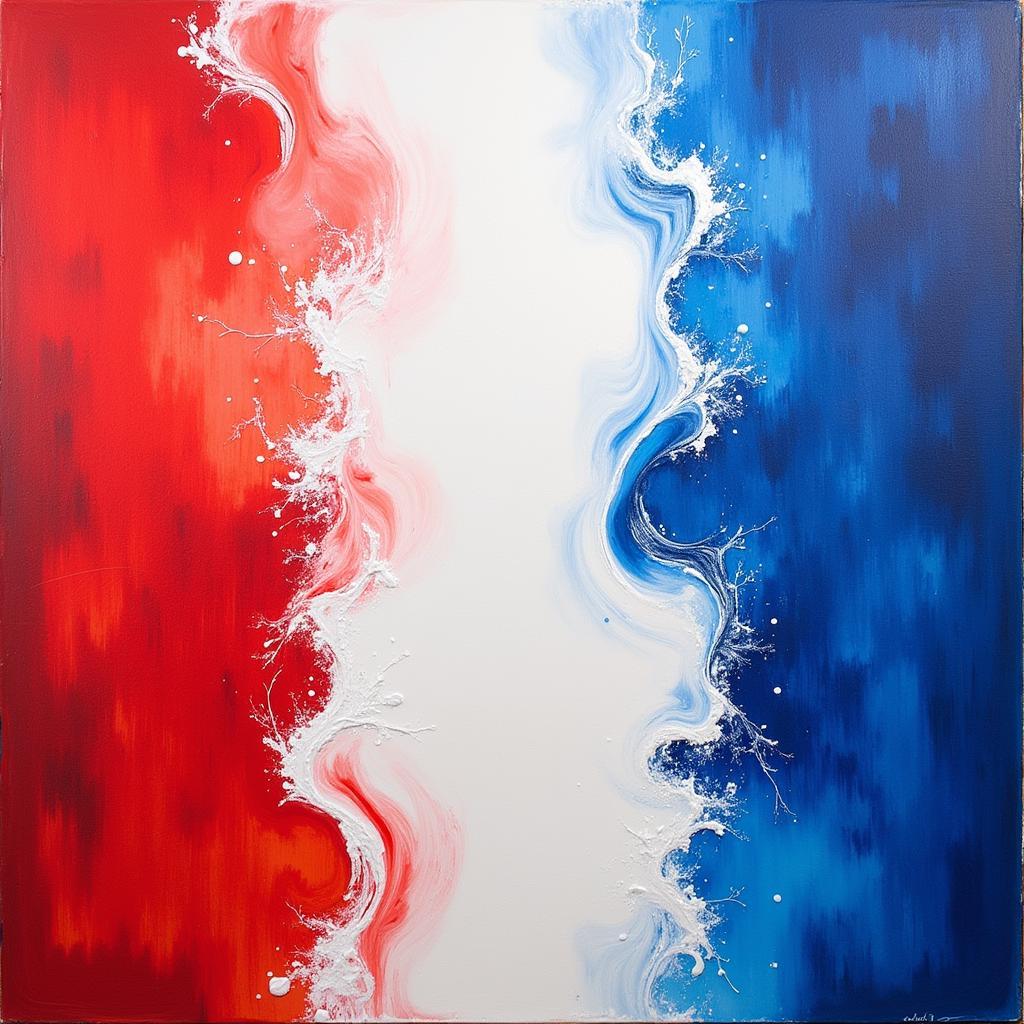 Abstract Art Representing Freedom and Independence