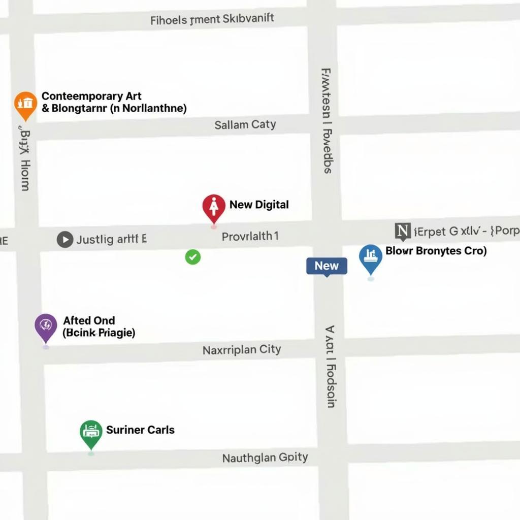 Art Gallery Map near 86 Walker Street