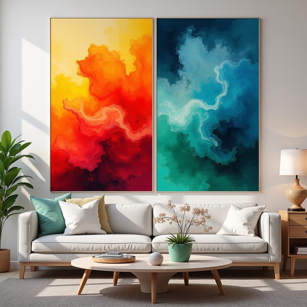 The Psychology of Color in Abstract Poster Art