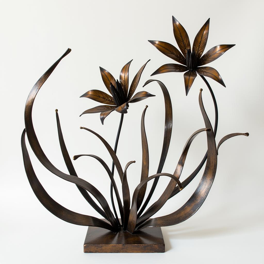 Abstract Spring Floral Sculpture