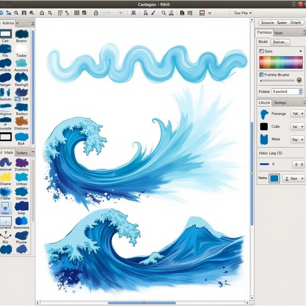 Digital Tools for Creating Abstract Wave Art