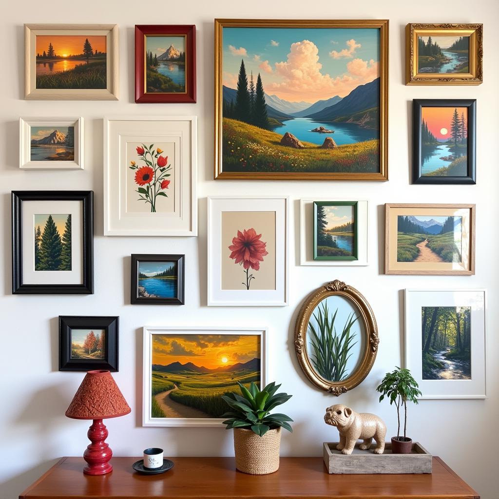 Accent Art Gallery Wall Ideas