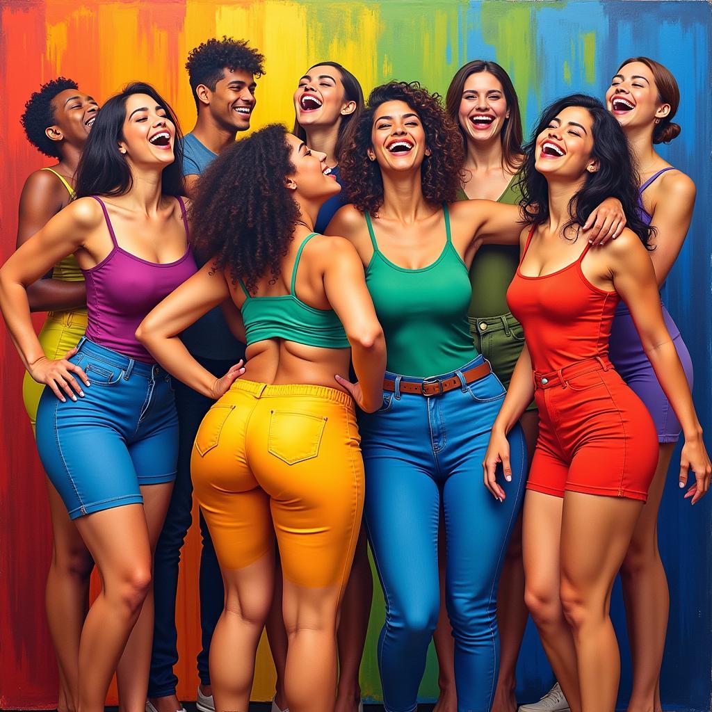 Acceptance Art Celebrating Diverse Body Types