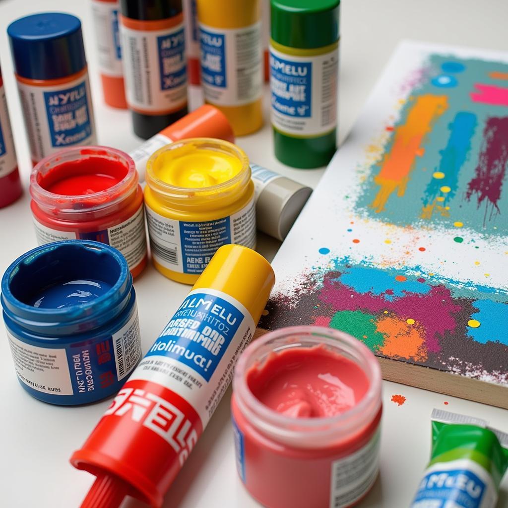 Acrylic paints for art: A versatile medium for vibrant expressions