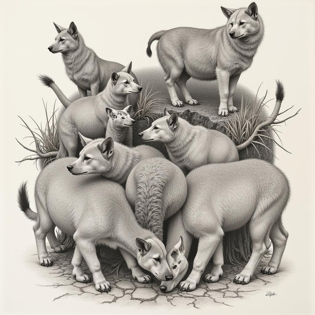 Adonna Khare's intricate animal drawings